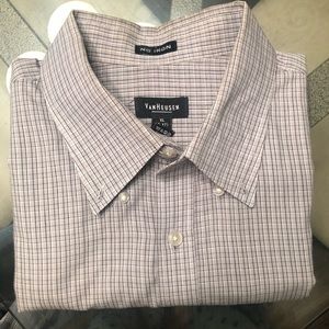 Van Heusen No Iron Men’s Short Sleeve Short XL 17 - 17 1/2